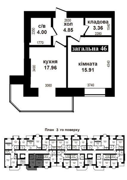 однокомнатная квартира ЖК Карат - фото 3